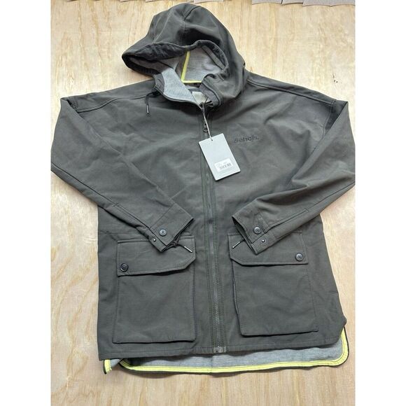 Bench Other - BENCH UK Outdoor Jacket Army Green Chore Coat Sz S Hooded NEW! Long Zanism Barn